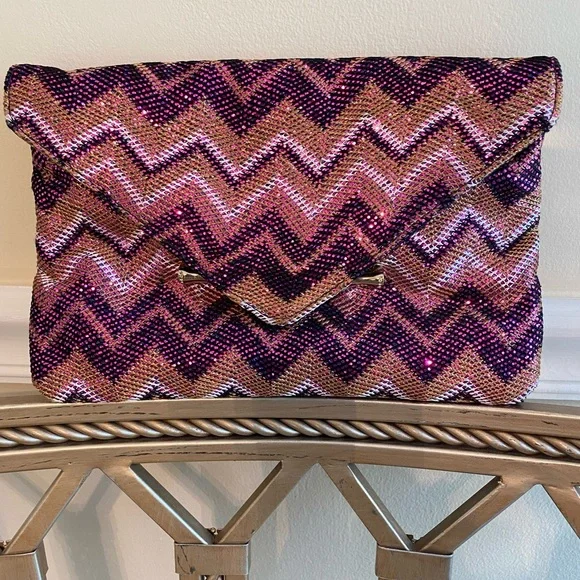 Elaine Turner Zig Zag Bella Clutch - Picture 1 of 15